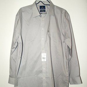 NWT Stafford Men's Travel Easy-Care Dress Shirt